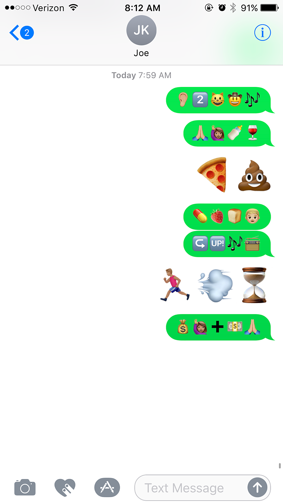 Help JOE Figure Out These Emoji Sentences…