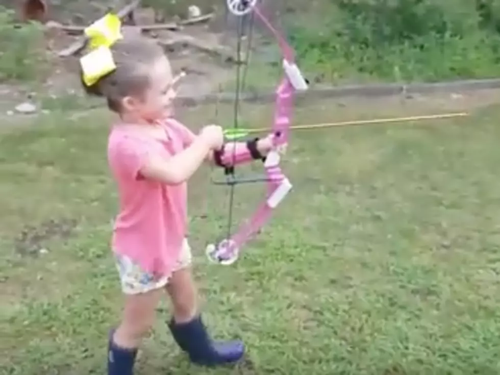 Cape May County Little Girl Shoots Out First Loose Tooth With Bow-and-Arrow [VIDEO]
