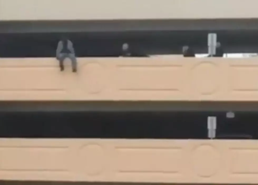 Watch As Atlantic City Police Pulls Suicidal Jumper Off Casino Garage [VIDEO]
