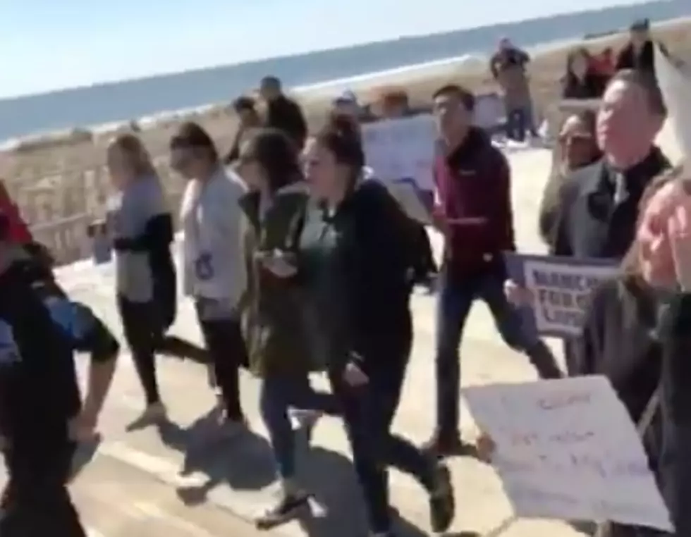 Hundreds ‘March For Our Lives’ on Ocean City Boardwalk [VIDEO]
