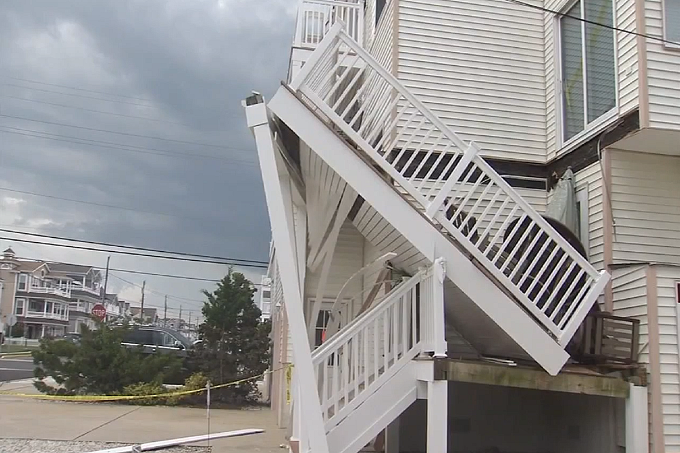 Shore House Front Deck Collapses in Sea Isle City