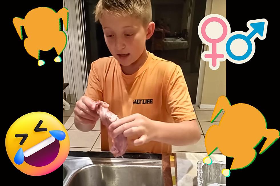 HILARIOUS! Kid Gags After 'Discovering' Holiday Turkey's Gender