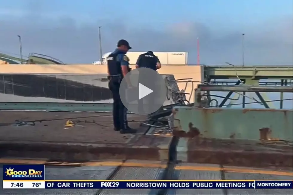 Tractor-Trailer Plunges From Delaware Memorial Bridge, One Lane Remains Closed
