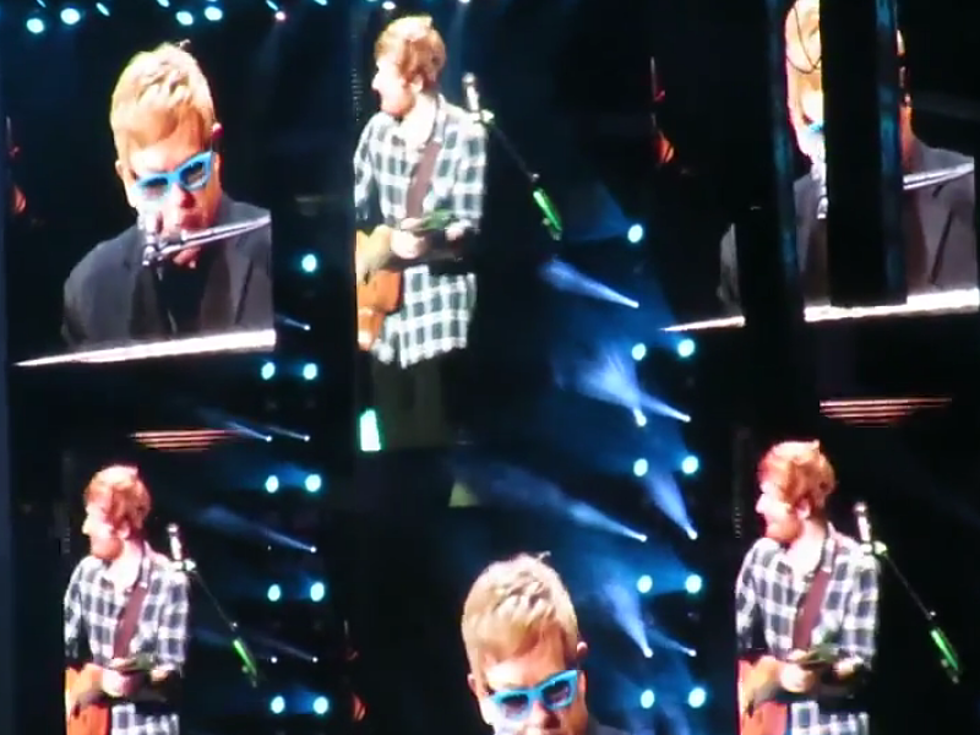 Sir Elton John Joins Ed Sheeran Live Onstage [VIDEO]