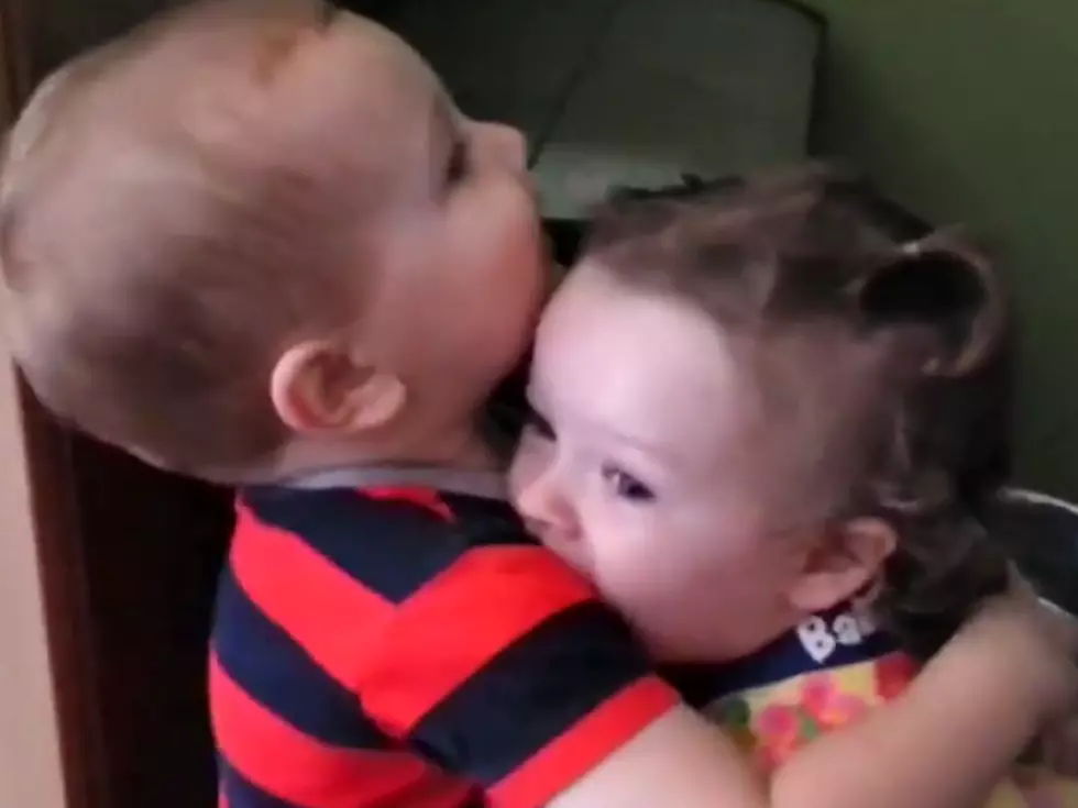Little Boy&#8217;s Priceless Reaction After Hugging Girl for the First Time [VIDEO]
