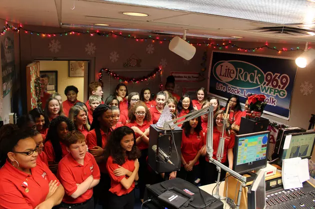 William Davies Middle School Choir Brought a lot of Voices and Christmas Cheer