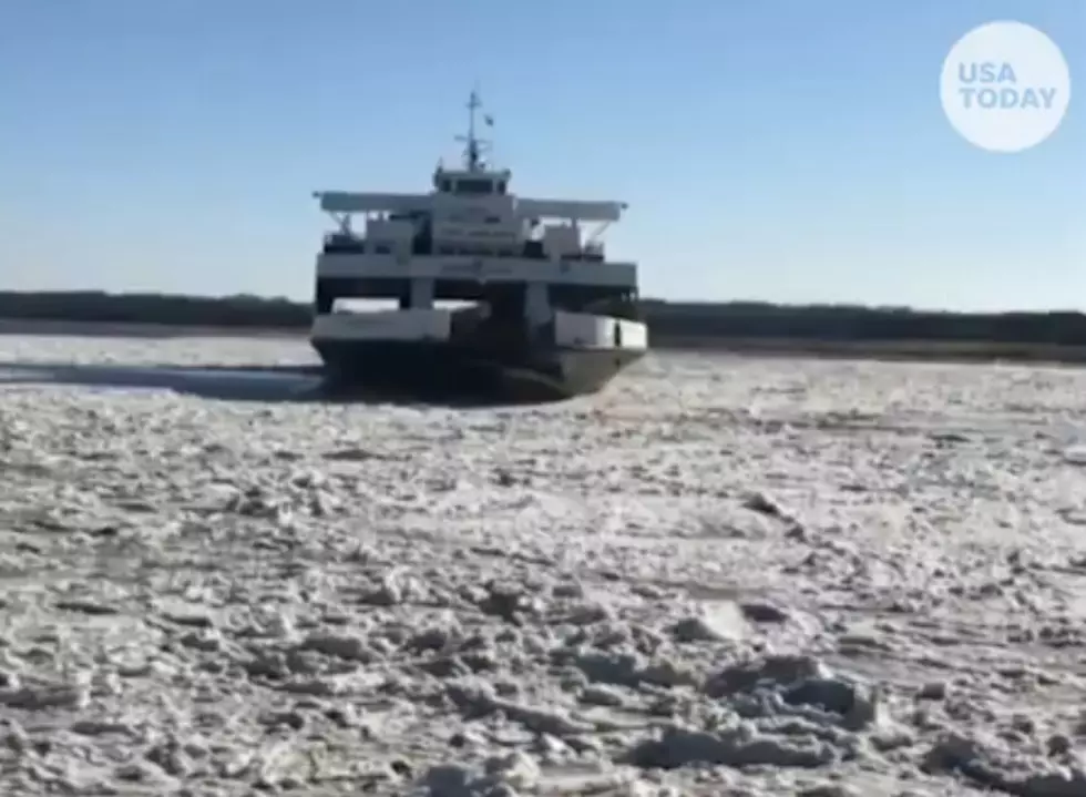 Watch Icy Cape May Lewes Ferry Video Featured in USA TODAY
