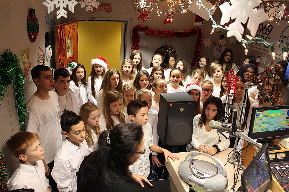 Tighe Middle School Spreads Holiday Cheer to Lite Rock Listeners