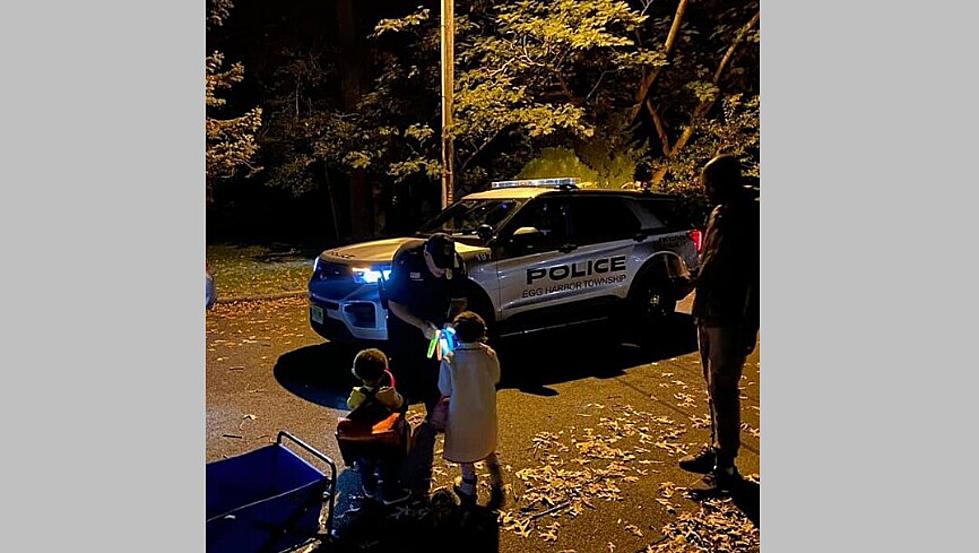 Egg Harbor Township Police Win Halloween With Glow Stick Handout