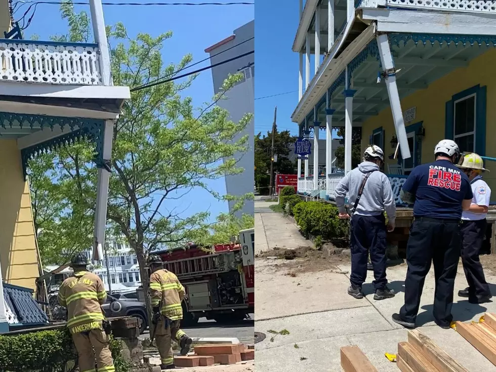 Trash truck damages well-known home in Cape May, NJ