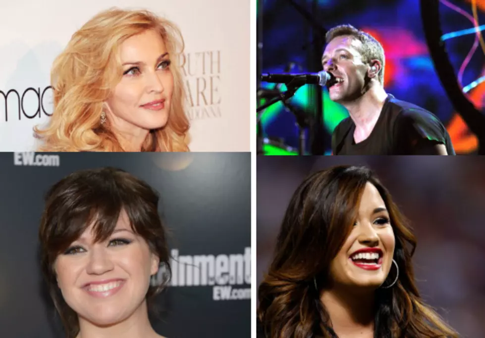 See Madonna, Coldplay, Kelly Clarkson, Demi Lovato + More