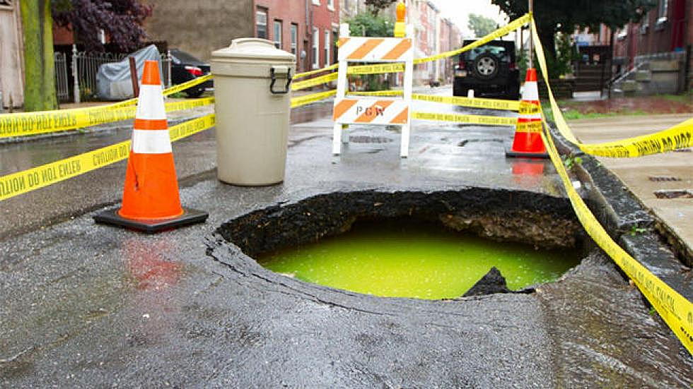What the Heck Is in That Philadelphia Sinkhole? [VIDEO]