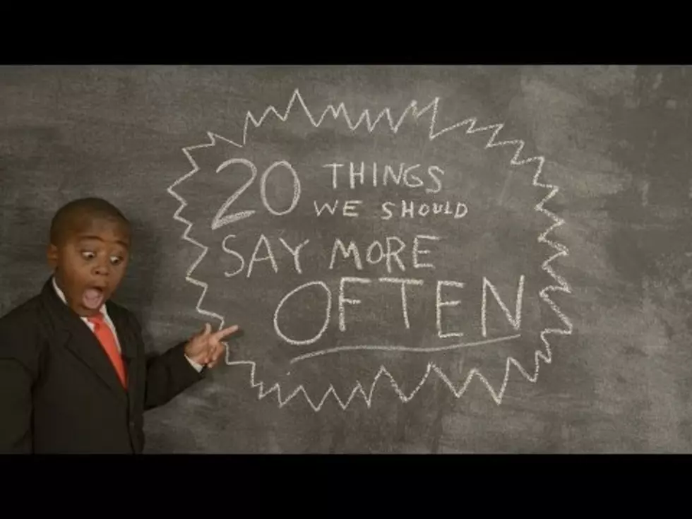 Kid President’s 20 Things We Should Say More Often [VIDEO]