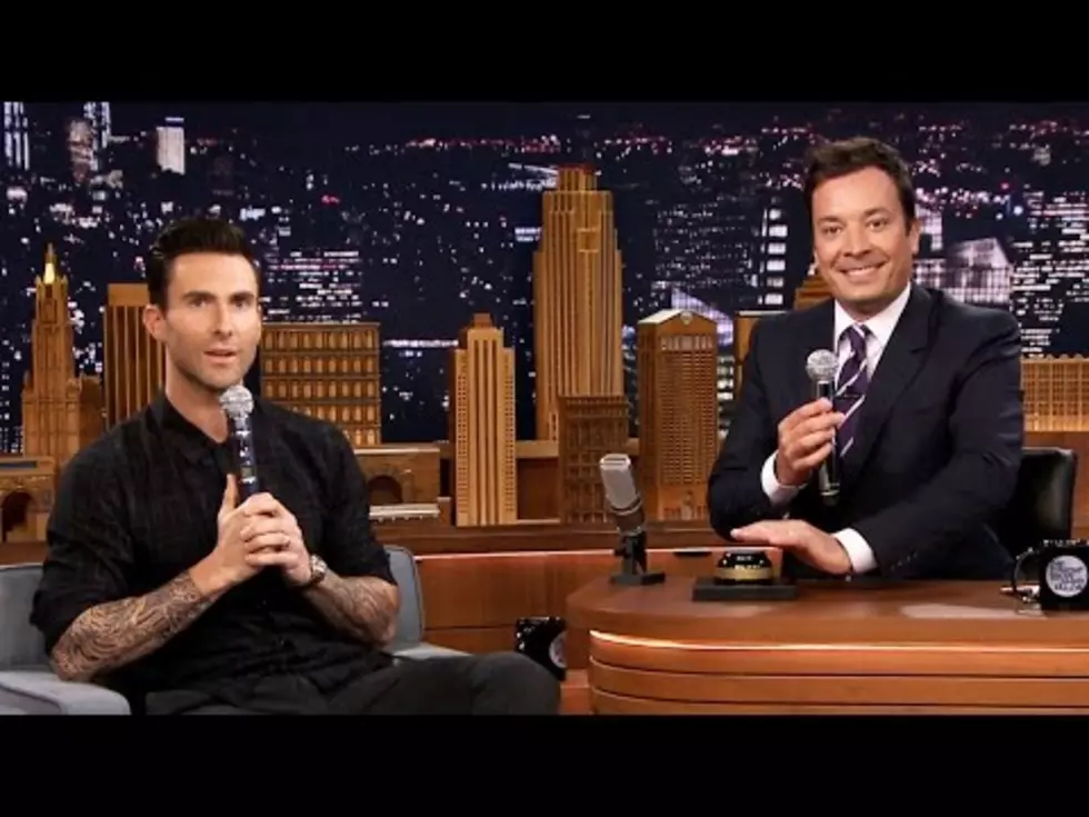 Jimmy Fallon Challenges Adam Levine to a Game of Musical Impressions [VIDEO]