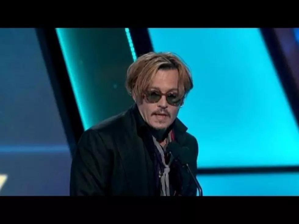 Watch Johnny Depp Present an Award at The Hollywood Film Awards Drunk [VIDEO]