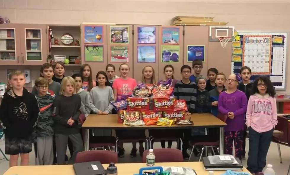 South Jersey Elementary Students Donate Halloween Candy to Troops