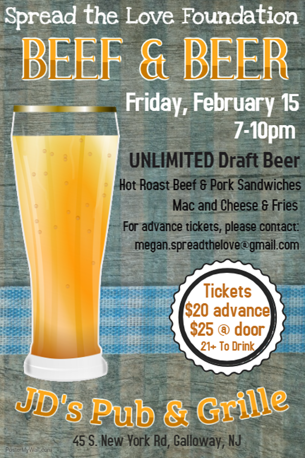 Spread The Love Foundation Beef & Beer