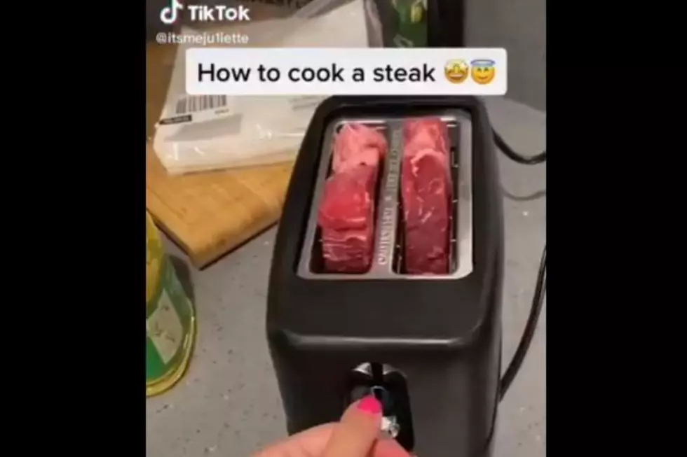 Disgusting Internet Hack Cooks Steak in a Toaster