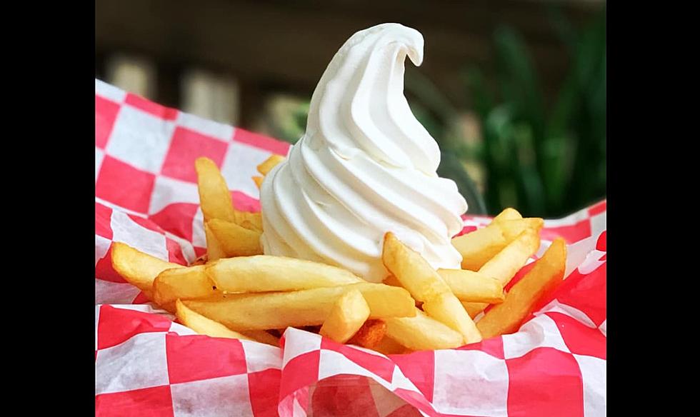 Restaurant serves fries topped with soft-serve ice cream