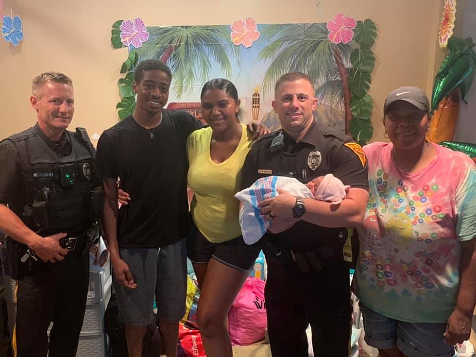 Burlington County Couple Welcomes First Child with Help from Police