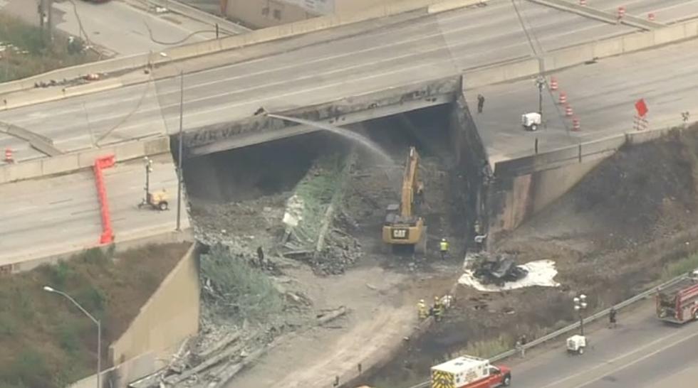 Human Remains Reportedly Found Under I-95 in Philly, PA After Devastating Road Collapse