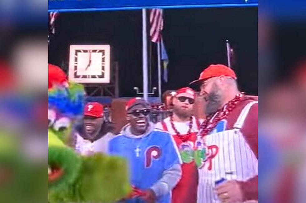 WATCH: Jason Kelce, Philadelphia Eagles Party at Phillies Game 6