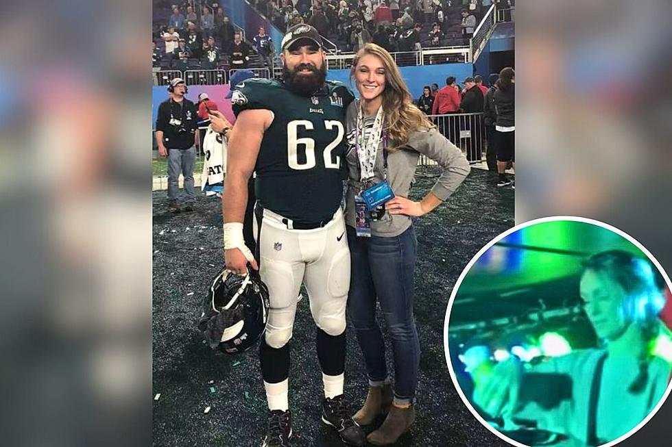 Watch Football Wife Kylie Kelce Pass Out Shots at Sea Isle City, NJ Bar [VIDEO]