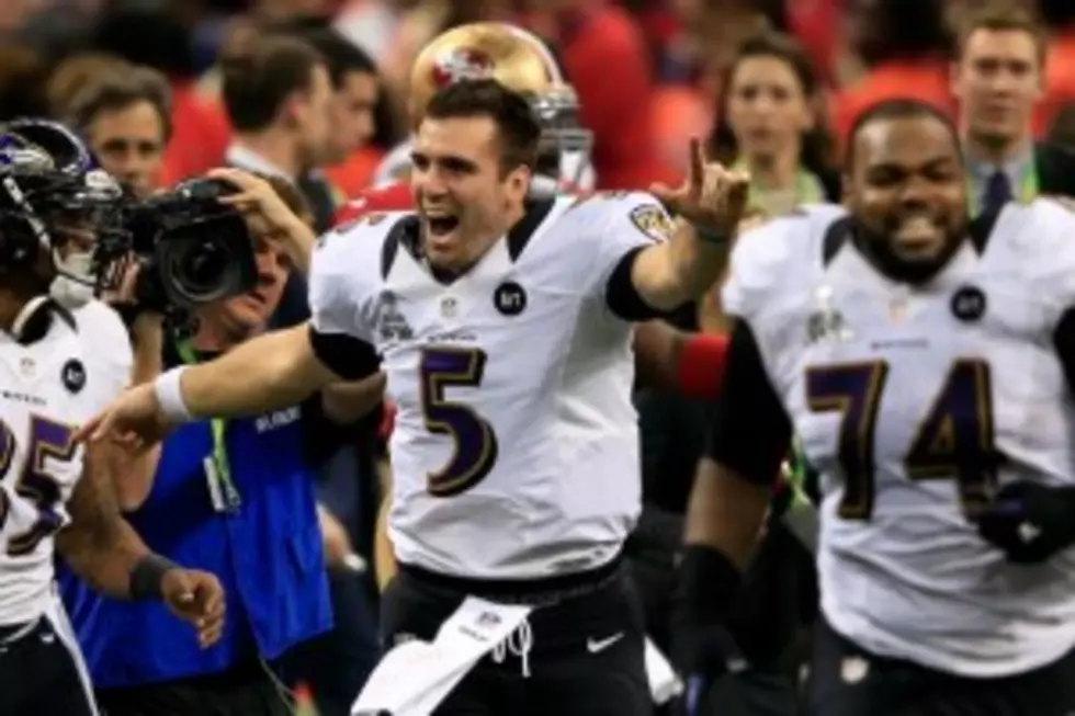 Joe Flacco is MVP as Ravens down 49ers 34-31 in Super Bowl