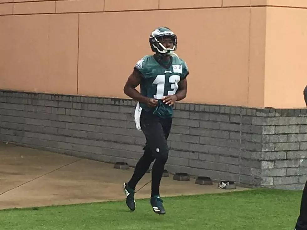 Eagles Practice Report: Douglas Stands Out During Rainy Session