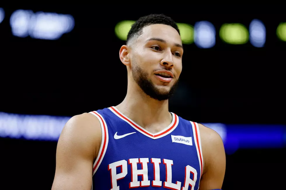 Ben Simmons Gifts Carson Wentz With Custom Sixers Sneakers