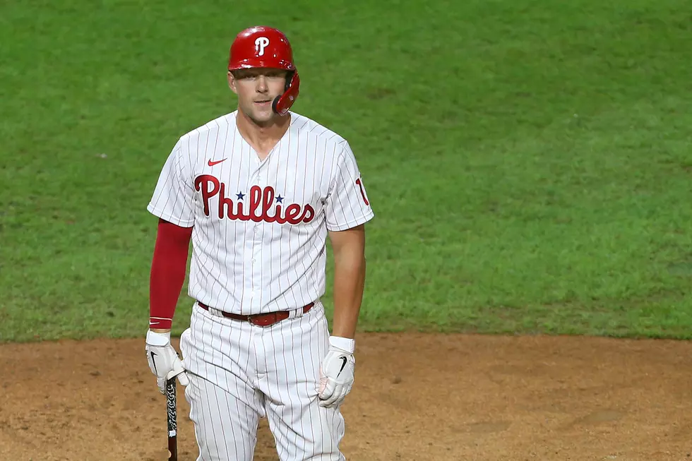 Eflin 10 Strikeouts, Hoskins Hit Into 3 Double Plays in 5-4 Loss