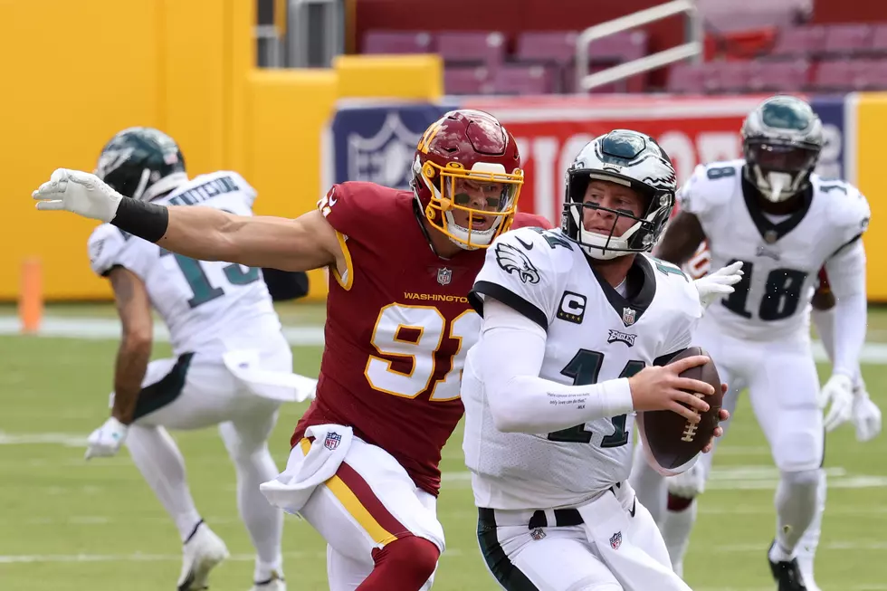 Washington Gets 8 sacks, Scores 27 Unanswered in Win Over Eagles