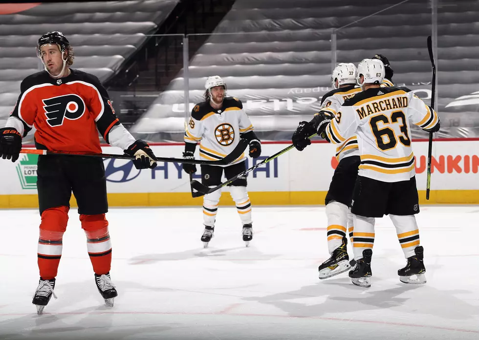 Pastrnak, Bruins Rally Back to Down Flyers in OT