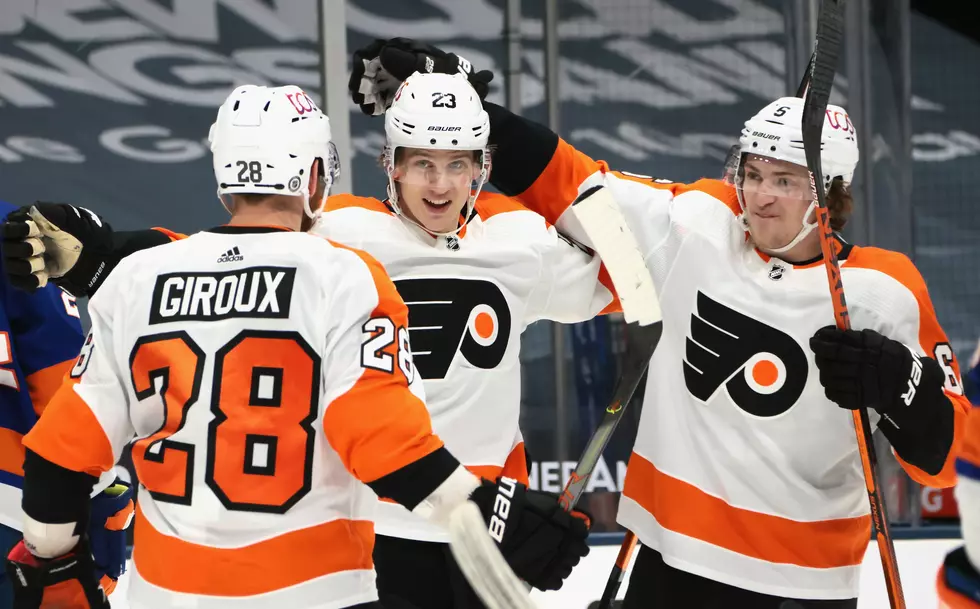 Lindblom’s Late Goal Lifts Flyers to Win Over Islanders