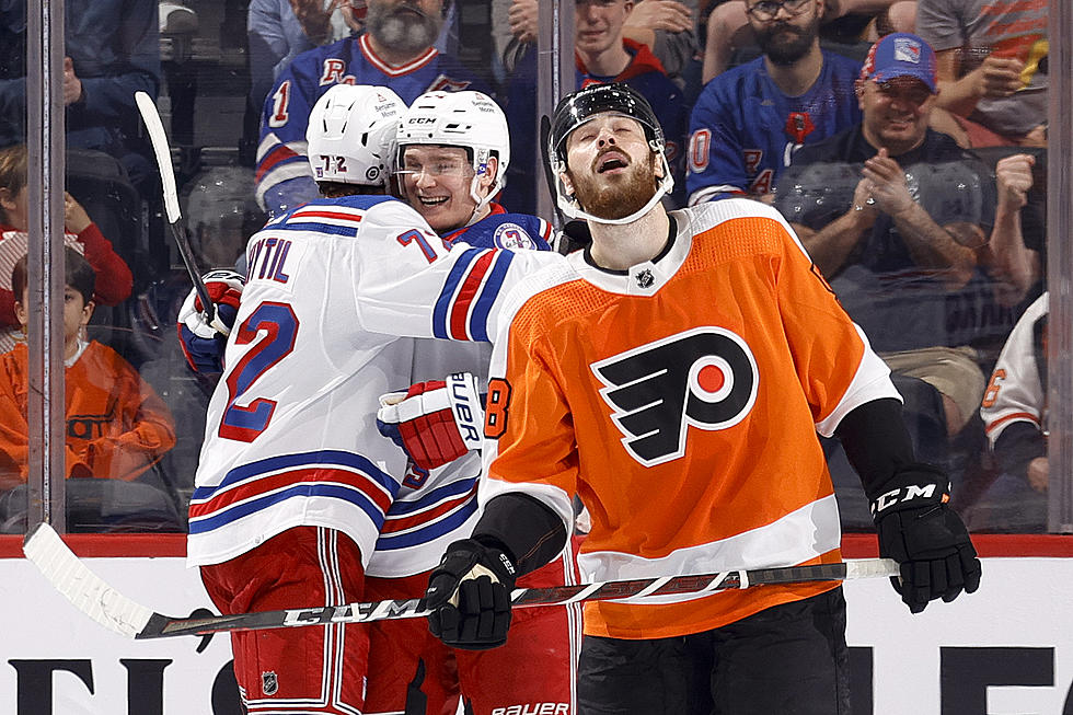 Shorthanded Flyers Shut Out by Rangers