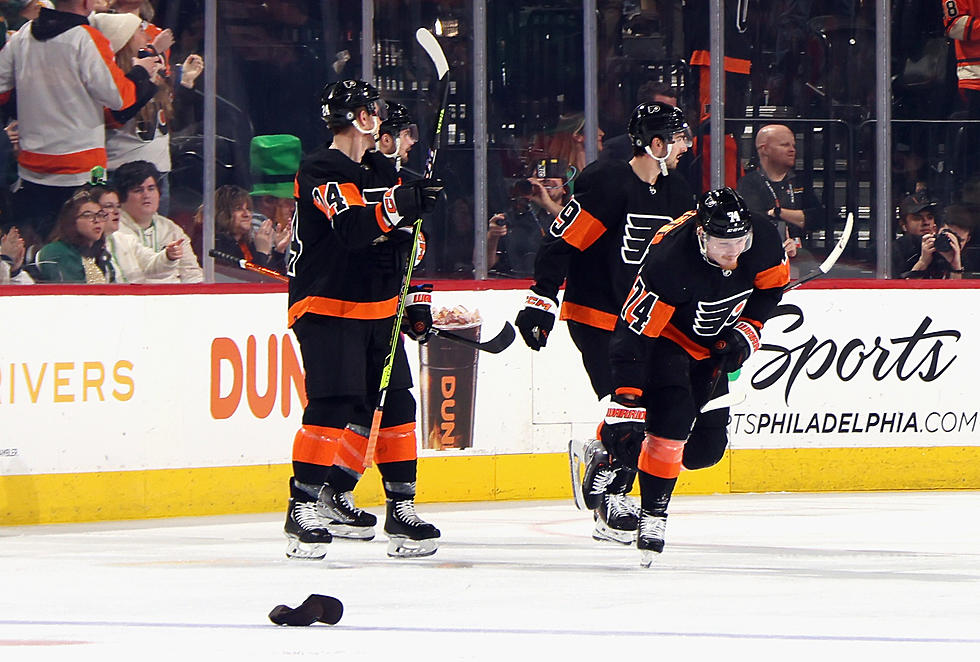 Tippett’s Hat Trick Leads Flyers Past Sabres