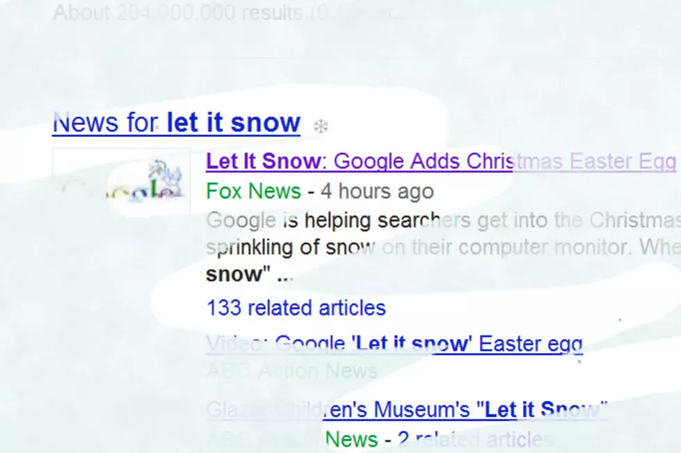 &#8220;Let It Snow&#8221; with Google