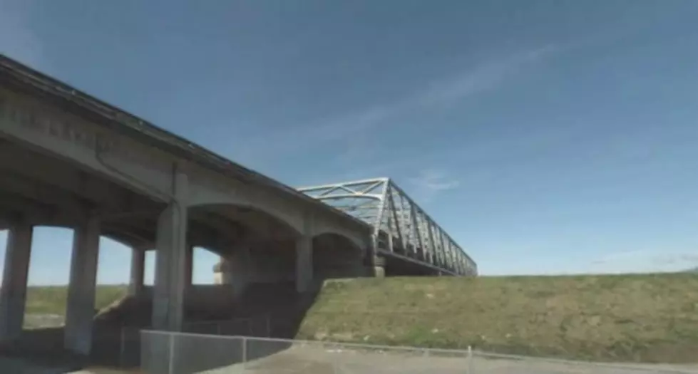 Collapled I-5 Bridge from Stewart Road