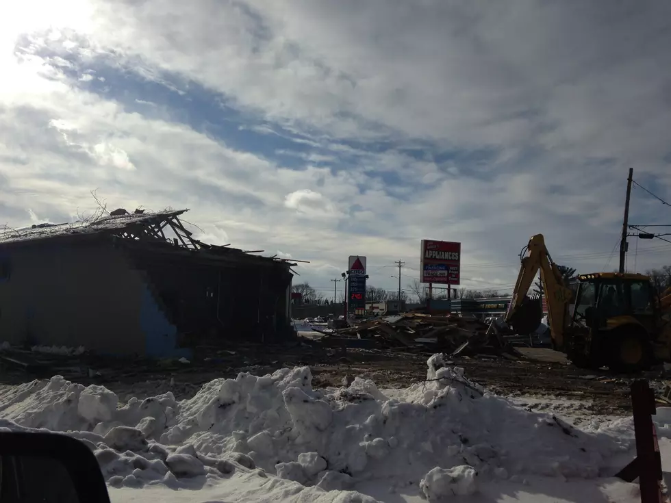 Demolition Begins on Former Fred Mazza Appliance Building on Commercial Drive