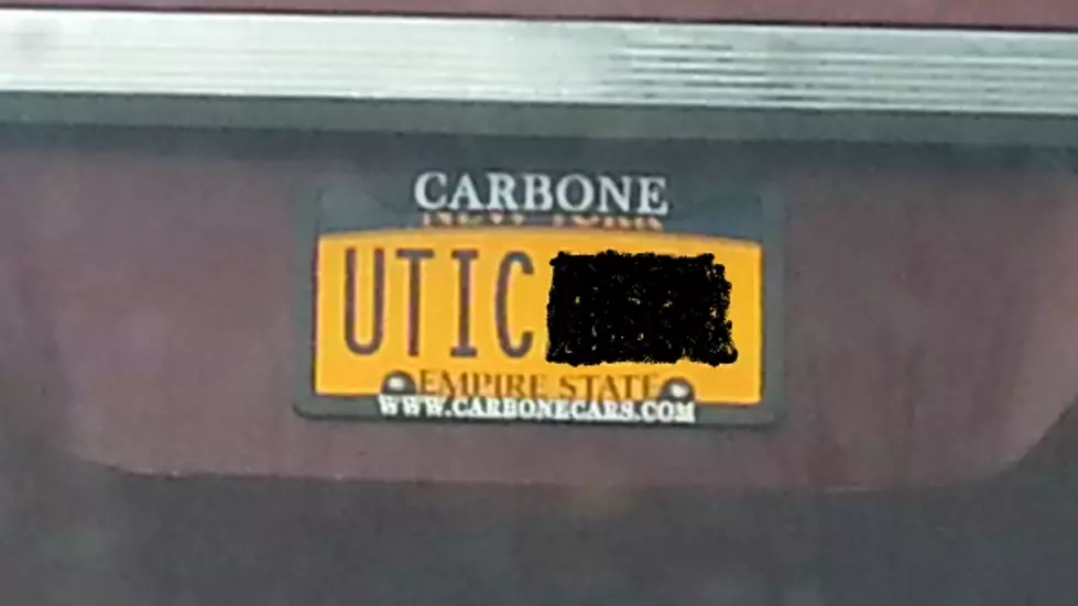 What Do You Think This Utica Themed License Plate Says?