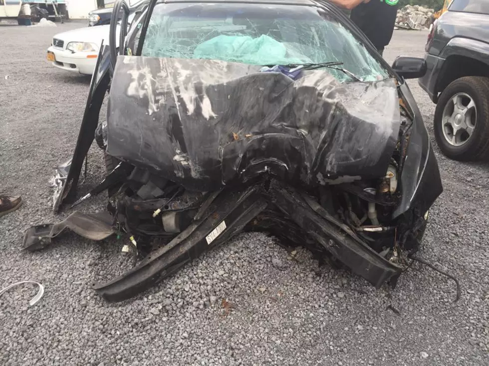 Front View of Accident in Auburn, New York