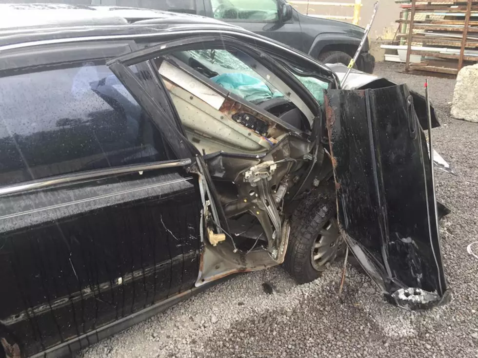 Passenger View of Car Accident in Auburn, New York