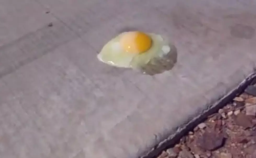 Frying an Egg Outside in the Heat Started in Central New York