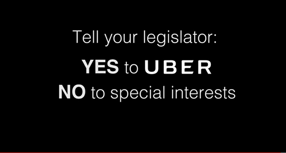 &#8216;Yes&#8217; To Uber &#8216;No&#8217; To Special Interests&#8230;Says New Ad