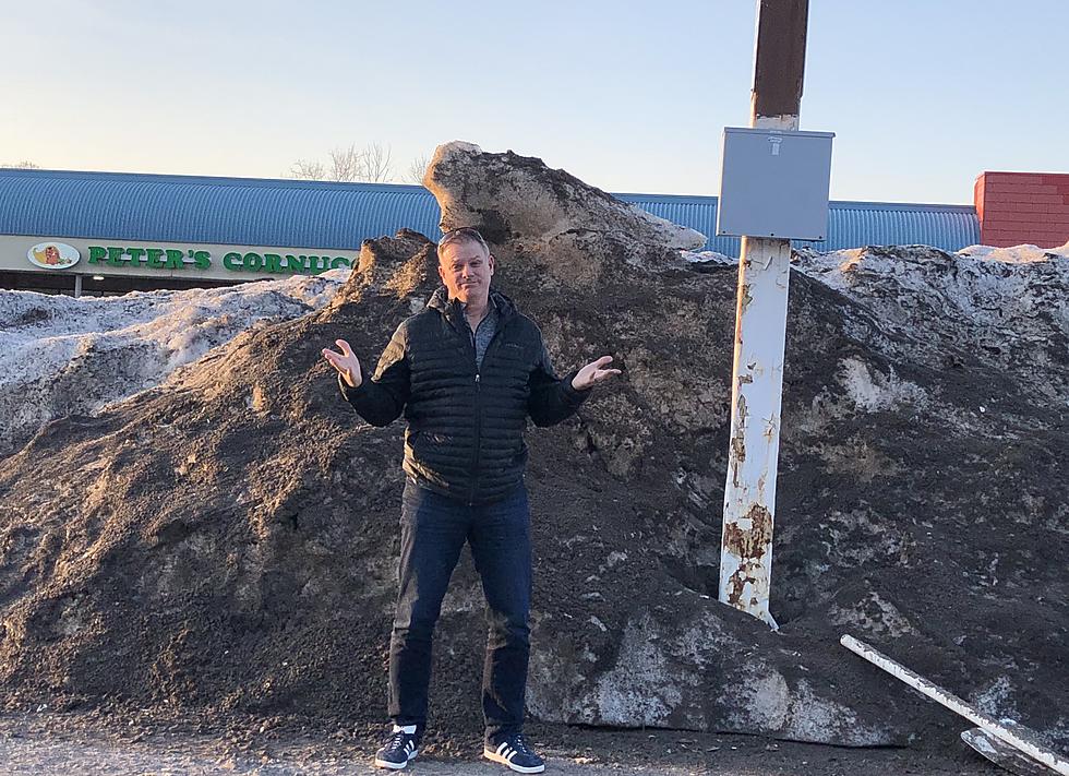Where's the Tallest Spring Parking Lot Snow Pile in CNY?