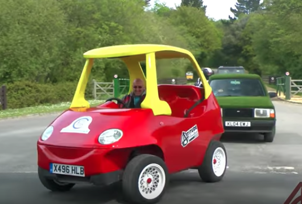 Plastic Kids’ Car is Now Street-Legal for Adults