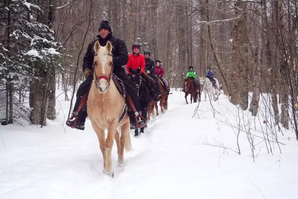 Enjoy the Adirondacks on Magical Winter Horseback Trail Ride 