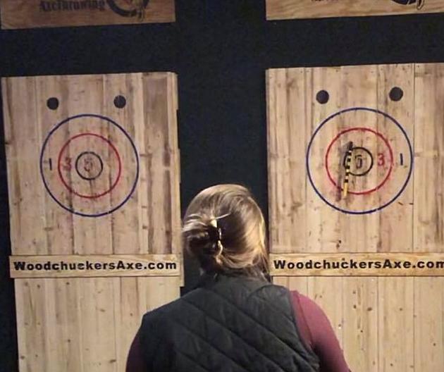 Try Your Hand at Axe-Throwing at a Marcy Sports Bar