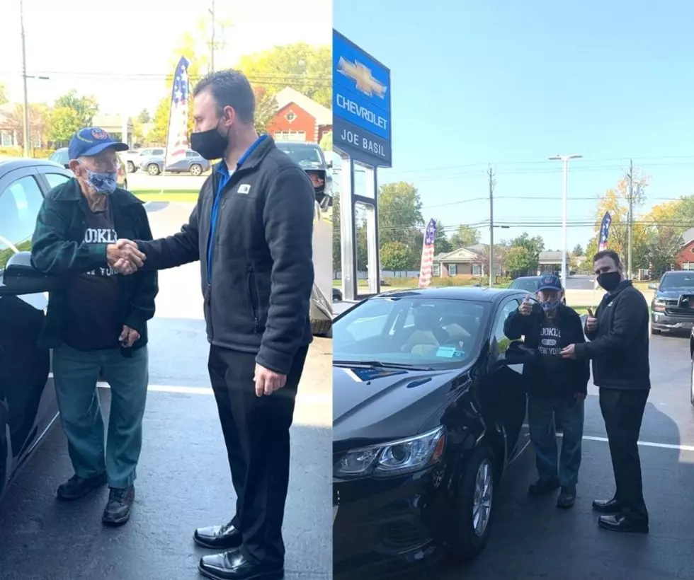 Upstate NY Chevrolet Dealership Gifts Car to 104-Year-Old Veteran