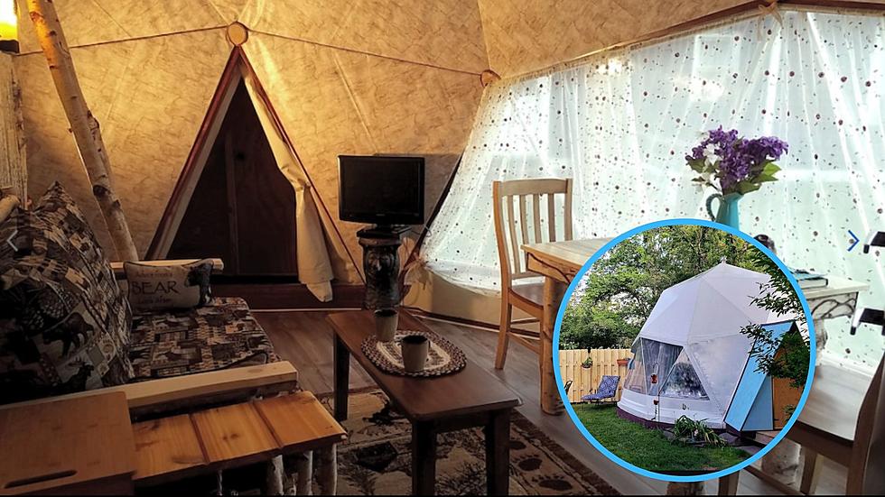 Enjoy a Romantic Weekend Inside This Rustic Catskill Glamping Dome Close to Utica